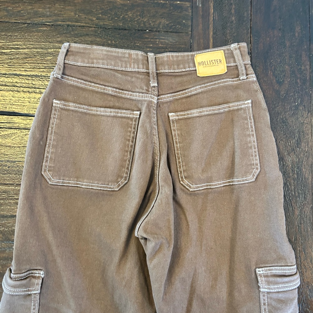 Hollister Y2K Grunge Ultra High-Rise Dad Jean Vintage Stretch- Brown - Picture 12 of 12